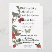Rooted in Love Collection Wedding Invitation Kaart (Voorkant / Achterkant)