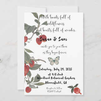 Rooted in Love Collection Wedding Invitation Kaart