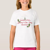 Rooted in Love, Growing in Joy—Botanical Christmas T-shirt (Voorkant)