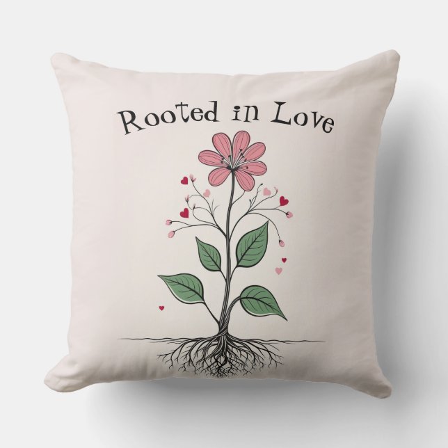 Rooted in Love Kussen (Voorkant)