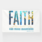 Rooted in Matthew 21:22 Spandoek (Horizontaal)