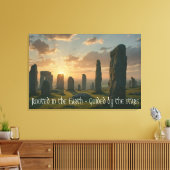 Rooted in the earth, guided by the stars canvas afdruk (Insitu (Woonkamer))