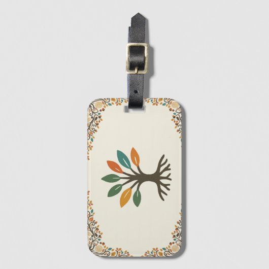 Rooted Luggage Tag Bagagelabel (Voorkant (verticaal))