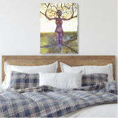 "Rooted" Tree Goddess Art Canvas Afdruk (Insitu (Slaapkamer))