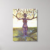 "Rooted" Tree Goddess Art Canvas Afdruk (Voorkant)