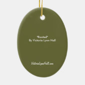 "Rooted" Tree Goddess Art Keramisch Ornament (Achterkant)