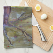 "Rooted" Tree Goddess Fantasy Art Theedoek (Quarter Fold)