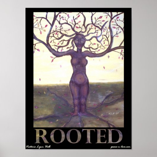 Rooted Tree Goddess Poster (Voorkant)