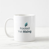 Rooted Yet Rising Minimal Motivational Mug Koffiemok (Links)