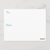 Rootin Tootin  Cowboy Valentijnsdag Kinderen Briefkaart (Achterkant)