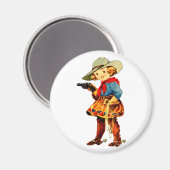 Rootin Tootin' Cowgirl Magnet (Voorkant / Achterkant)