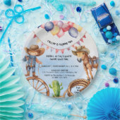 Rootin' Tootin' Goede Tijd Verjaardag Papieren Bordje (Feest)