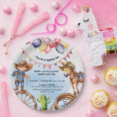 Rootin' Tootin' Goede Tijd Verjaardag Papieren Bordje (Feest)