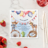 Rootin' Tootin' Goede Tijd Verjaardag Servet (Insitu)