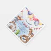 Rootin' Tootin' Goede Tijd Verjaardag Servet (Hoek)