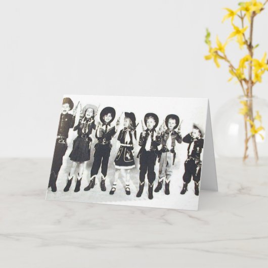 Rootin Tootin Halloween Kaart (Gele Bloem)