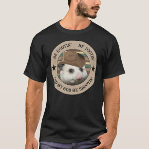 rootin tootin possum cowboy Classic T-Shirt