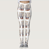 Rootin Tootin Spookin Westerne Ghosts aangepaste t Leggings (Voorkant)