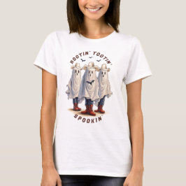 Rootin Tootin Spookin Westerne Ghosts aangepaste t T-shirt