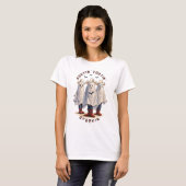 Rootin Tootin Spookin Westerne Ghosts aangepaste t T-shirt (Voorkant volledig)