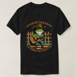 Rootin’ Tootin’ Spraaktherapie Cowboy Frog T-shirt