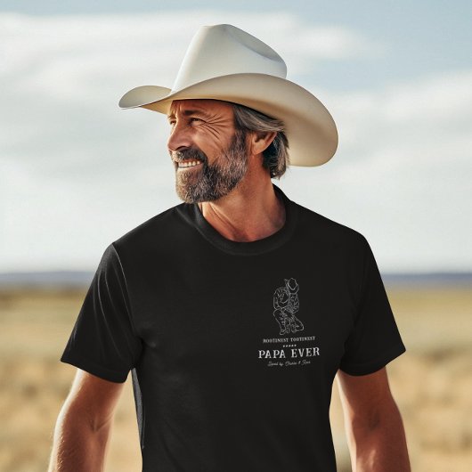 Rootinest Tootinest | Cowboy Westerse Opa Grootvad T-shirt