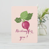 Rooting for you encouragement Card (Staand voorkant)