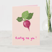 Rooting for you encouragement Card (Folded) Kaart (Voorkant)