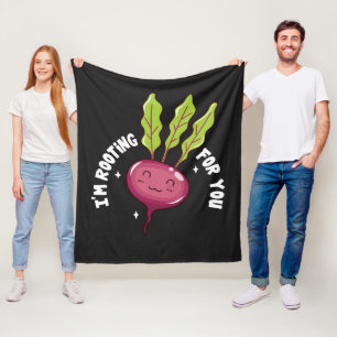 Rooting For You Noveltie Bietengag Fleece Deken