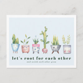 Rooting For You | Postkaart met Potplanten