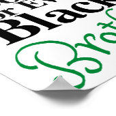 Rooting voor elke zwarte broer Melanin Luv Mom Da Poster (Hoek)