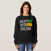 Roots And Culcha Rasta Colors Reggae Trui (Voorkant volledig)