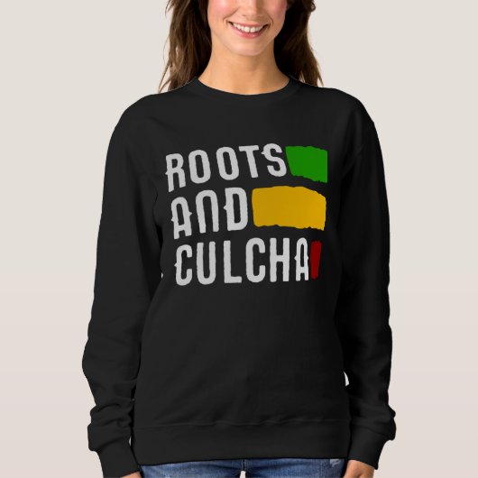 Roots And Culcha Rasta Colors Reggae Trui (Voorkant)