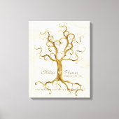 Roots antiqued Fall Wedding Gift Art Canvas Afdruk (Voorkant)