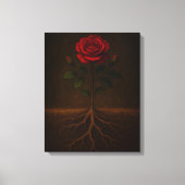 Roots Before Bloom Canvas Print (Voorkant)