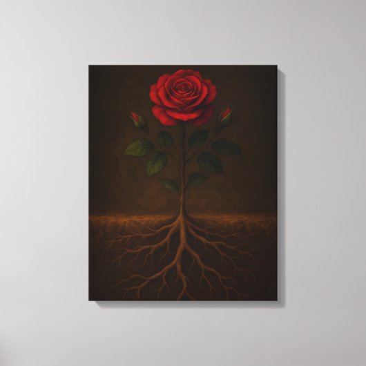 Roots Before Bloom Canvasprint Canvas Afdruk (Voorkant)