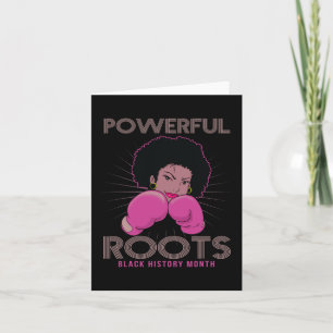 Roots Black History Maand Ik hou van mijn roots Kaart