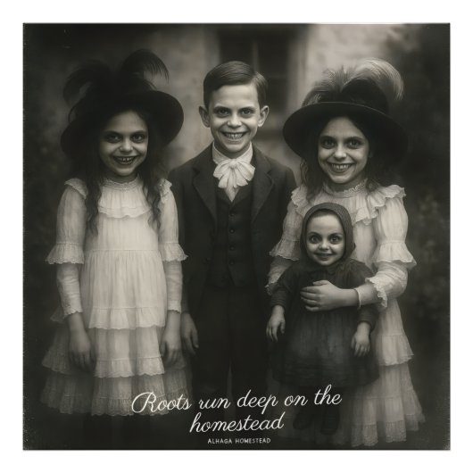 Roots draaien diepe fotoprint foto afdruk (Voorkant)