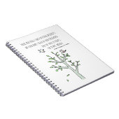 Roots en Wings Inspirating Ouderschap Quote Notitieboek (Rechterzijde)