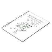 Roots en Wings Inspirating Ouderschap Quote Notitieboek (Linkerzijde)