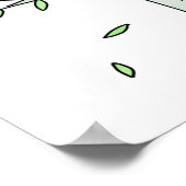 Roots en Wings Inspirating Ouderschap Quote Poster (Hoek)