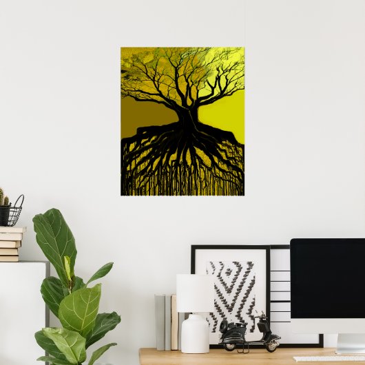 Roots Groen Poster (Thuiskantoor)