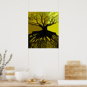 Roots Groen Poster (Keuken)