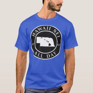 Roots Hawaii en Nebraska door Hawaii Nei de hele d T-shirt