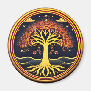 Roots in de watersboom van het Magnet van het Leve