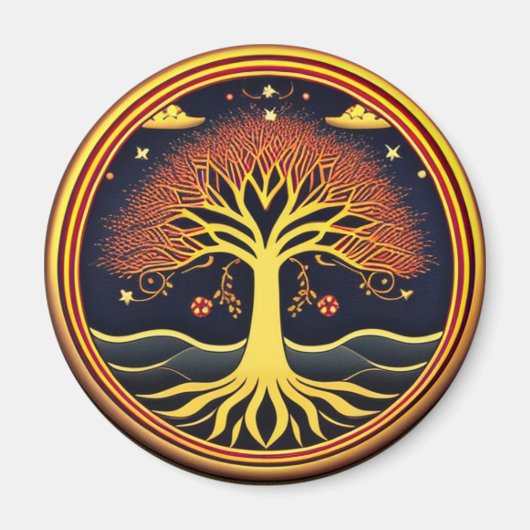 Roots in de watersboom van het Magnet van het Leve (Voorkant)