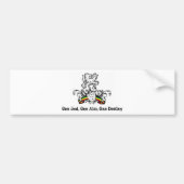 Roots Lion Bumpersticker (Voorkant)
