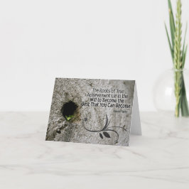 Roots of Achievement Inspirerend Note Kaart