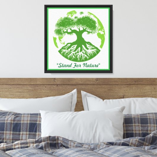 "Roots of Balance" Canvas Afdruk (Insitu (Slaapkamer))