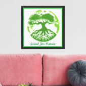 "Roots of Balance" Canvas Afdruk (Insitu (Woonkamer))